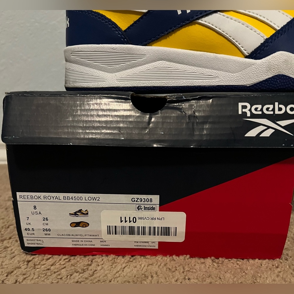 Host Pick: EUC Reebok Low Top Court Sneakers - Picture 3 of 4
